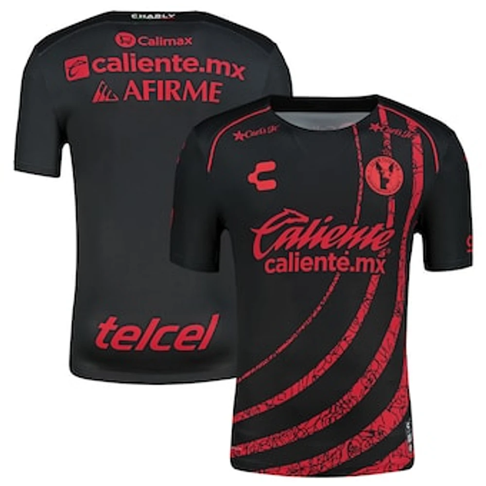 Men's Charly Red Club Tijuana / Home Authentic Jersey