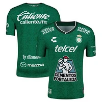 Men's Charly Green/White Club Leon 2024/25 Home Authentic Jersey