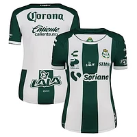 Women's Charly White Santos Laguna / Home Authentic Jersey