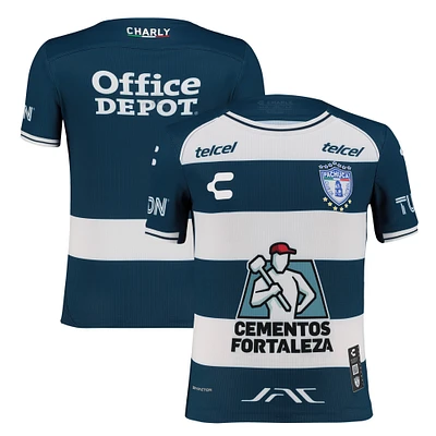 Youth Charly Navy C.F. Pachuca / Home Authentic Jersey