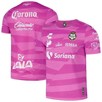 Men's Charly Pink Santos Laguna 2024/25 Authentic Goalkeeper Jersey