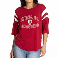 Women's Crimson Indiana Hoosiers Abigail Jersey T-Shirt