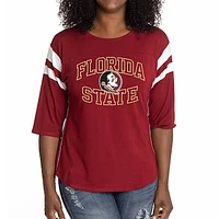 Women's Garnet Florida State Seminoles Abigail Jersey T-Shirt