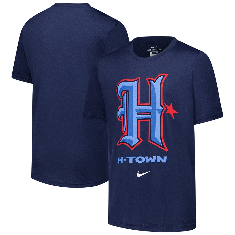 Youth Nike Navy Houston Texans H-Town T-Shirt