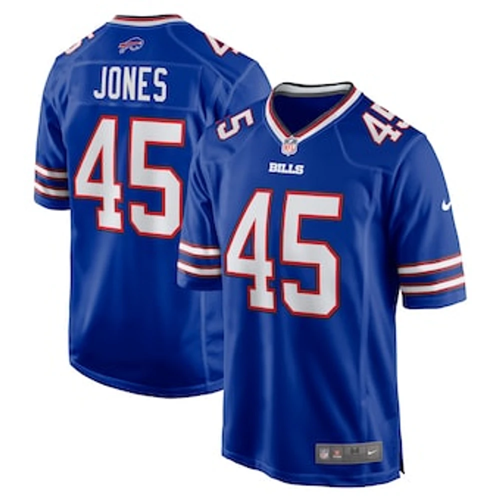 Men's Nike Deion Jones  Royal Buffalo Bills Game Jersey