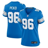 Women's Nike Kyle Peko  Blue Detroit Lions Game Jersey