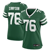 Women's Nike John Simpson Legacy Green New York Jets Game Jersey