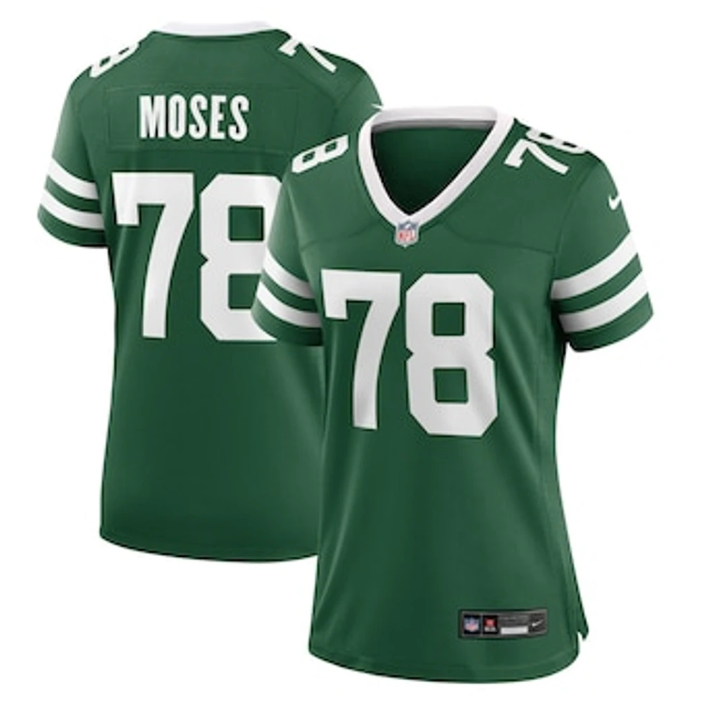 Women's Nike Morgan Moses Legacy Green New York Jets Game Jersey