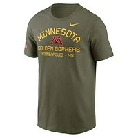 Men's Nike  Olive Minnesota Golden Gophers 2024 Military Appreciation Performance T-Shirt