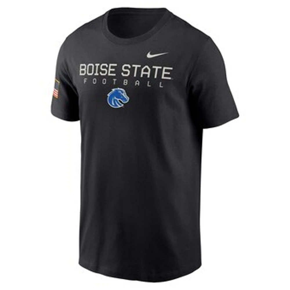 Men's Nike  Black Boise State Broncos 2024 Military Appreciation Legend Performance T-Shirt