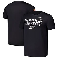 Men's Nike  Black Purdue Boilermakers 2024 Military Appreciation Legend Performance T-Shirt