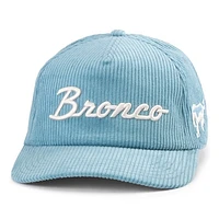 Men's American Needle Blue Bronco Balsam Wide Whale Corduroy Adjustable Hat