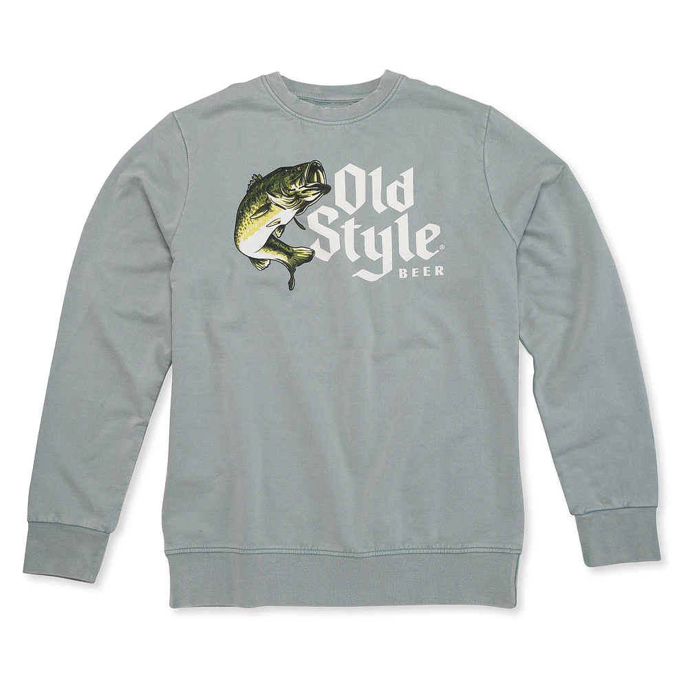 Men's American Needle Gray Old Style Sunday Fleece Pullover Sweatshirt