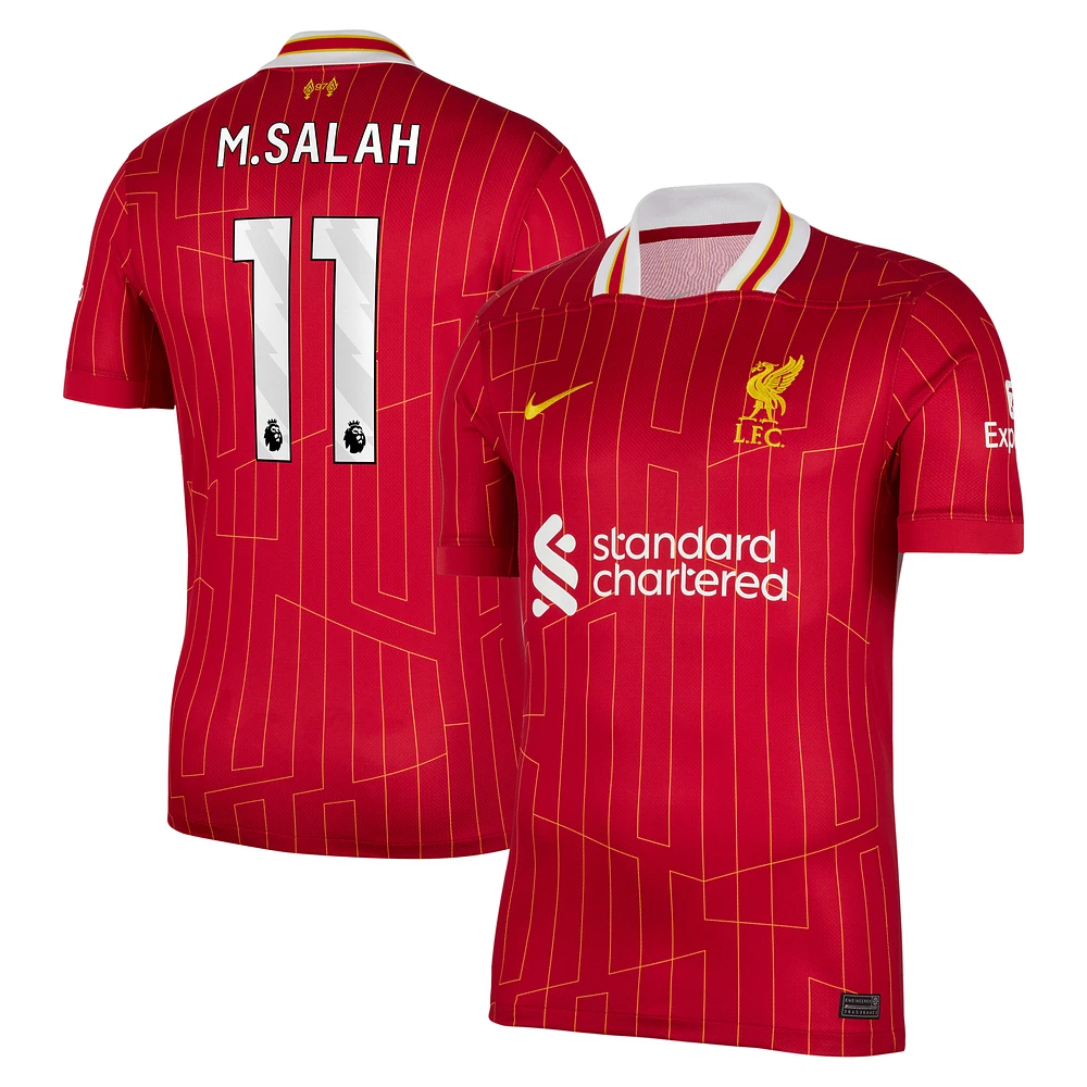 Men's Nike Mohamed Salah Red Liverpool 2024/25 Home Replica Player Jersey