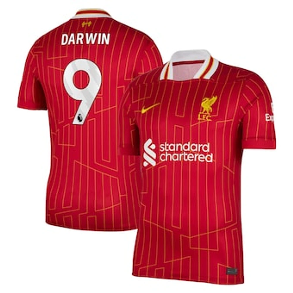 Men's Nike Darwin Núñez Red Liverpool 2024/25 Home Replica Player Jersey