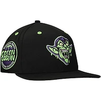 Men's Green Goblin Black Spider-Man Radioactive Glow-in-the-Dark Fitted Hat