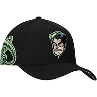 Men's Black Spider-Man Glow-in-the-Dark Dr. Octopus Radioactive A-Frame Adjustable Hat