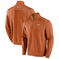 Men's Tommy Bahama Orange Texas Longhorns Sport Tobago Half-Zip Jacket