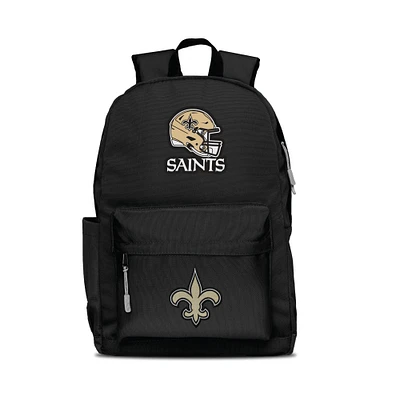 MOJO Black New Orleans Saints Two Logo Campus Backpack