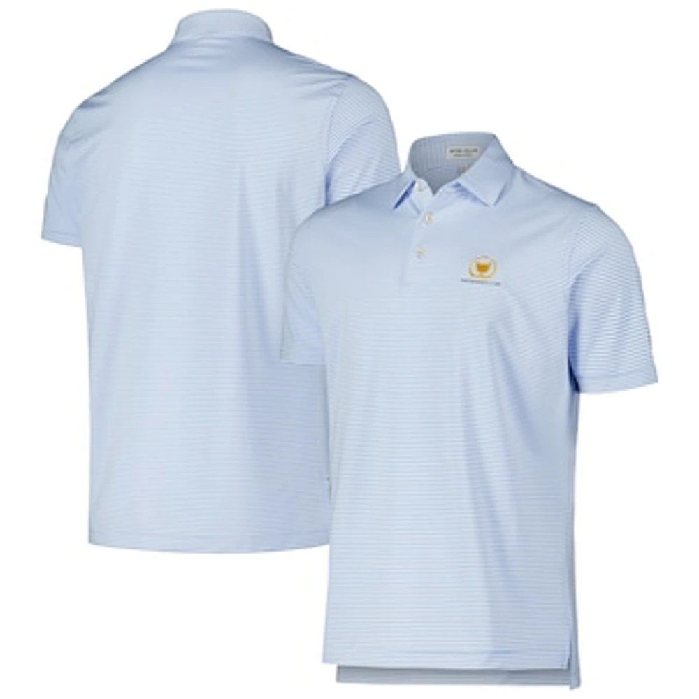 Men's Peter Millar Light Blue Presidents Cup Team USA Hales Performance Jersey Polo