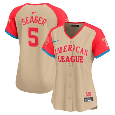 Women's Nike Corey Seager Cream American League 2024 MLB All-Star Game Limited Player Jersey