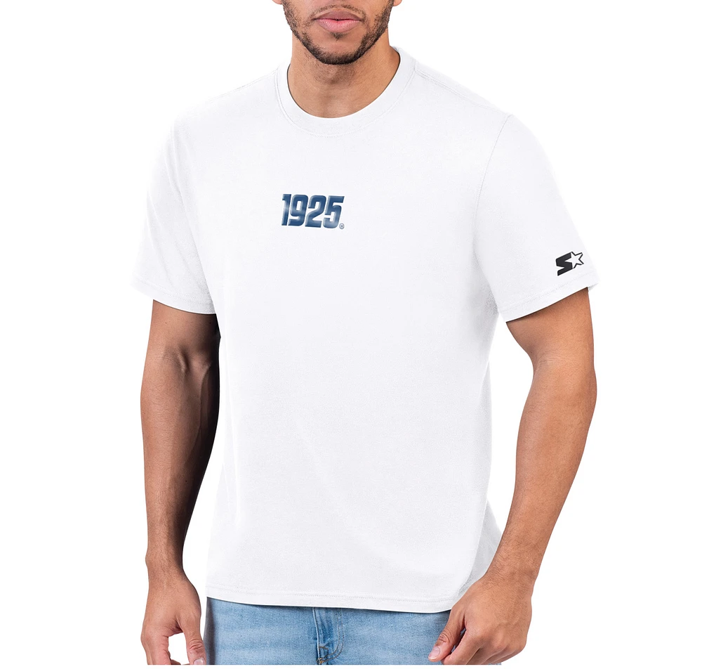 Men's Starter White New York Giants 1925 Collection T-Shirt