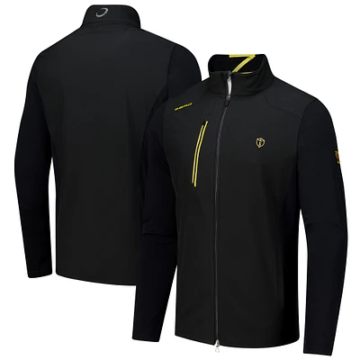 Men's Zero Restriction Black Presidents Cup International Team Z710 Full-Zip Jacket