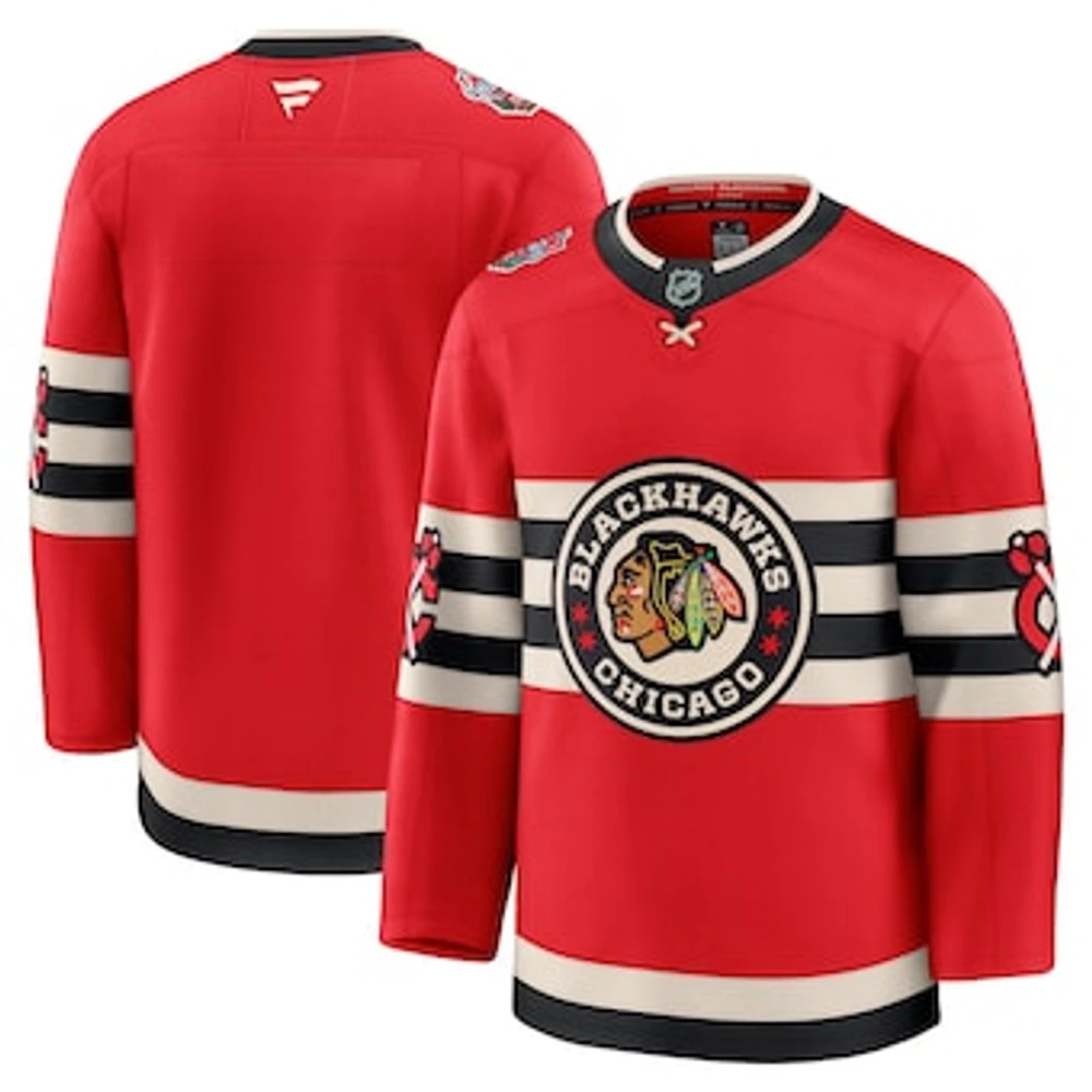 Men's Fanatics  Red Chicago Blackhawks 2025 NHL Winter Classic Premium Jersey