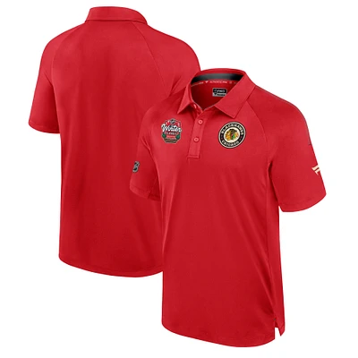 Men's Fanatics  Red Chicago Blackhawks 2025 NHL Winter Classic Authentic Pro Poly Polo