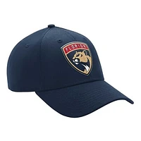 Men's Starter Navy Florida Panthers Primary Logo Adjustable Hat