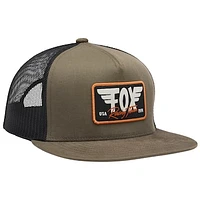 Men's Fox  Brown Fox Racing Winged Trucker Snapback Hat
