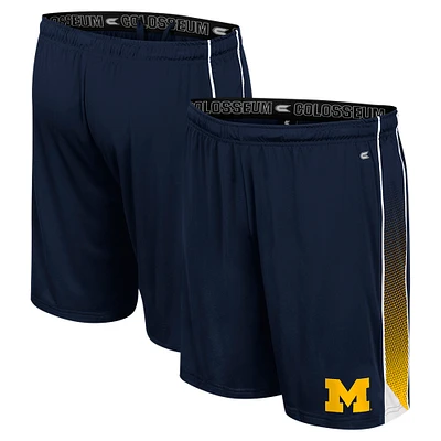 Men's Colosseum Navy Michigan Wolverines Online Shorts