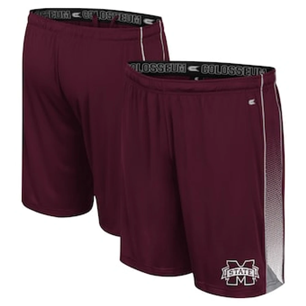 Men's Colosseum Maroon Mississippi State Bulldogs Online Shorts