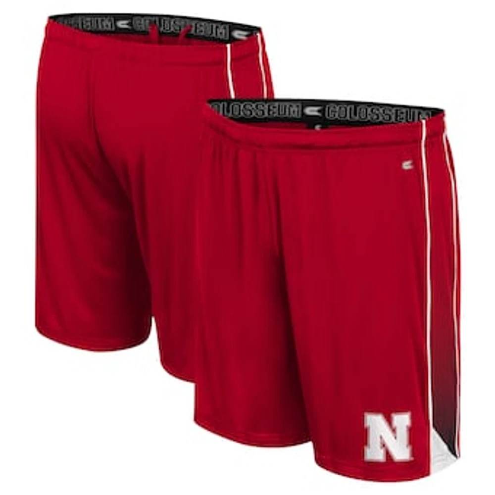 Men's Colosseum Scarlet Nebraska Huskers Online Shorts