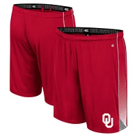 Men's Colosseum Crimson Oklahoma Sooners Online Shorts