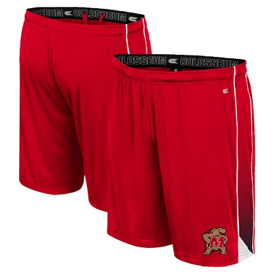 Men's Colosseum Red Maryland Terrapins Online Shorts