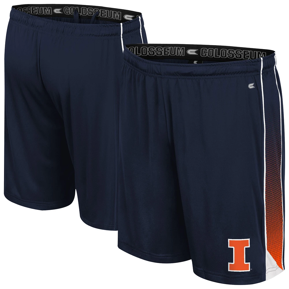 Men's Colosseum Navy Illinois Fighting Illini Online Shorts