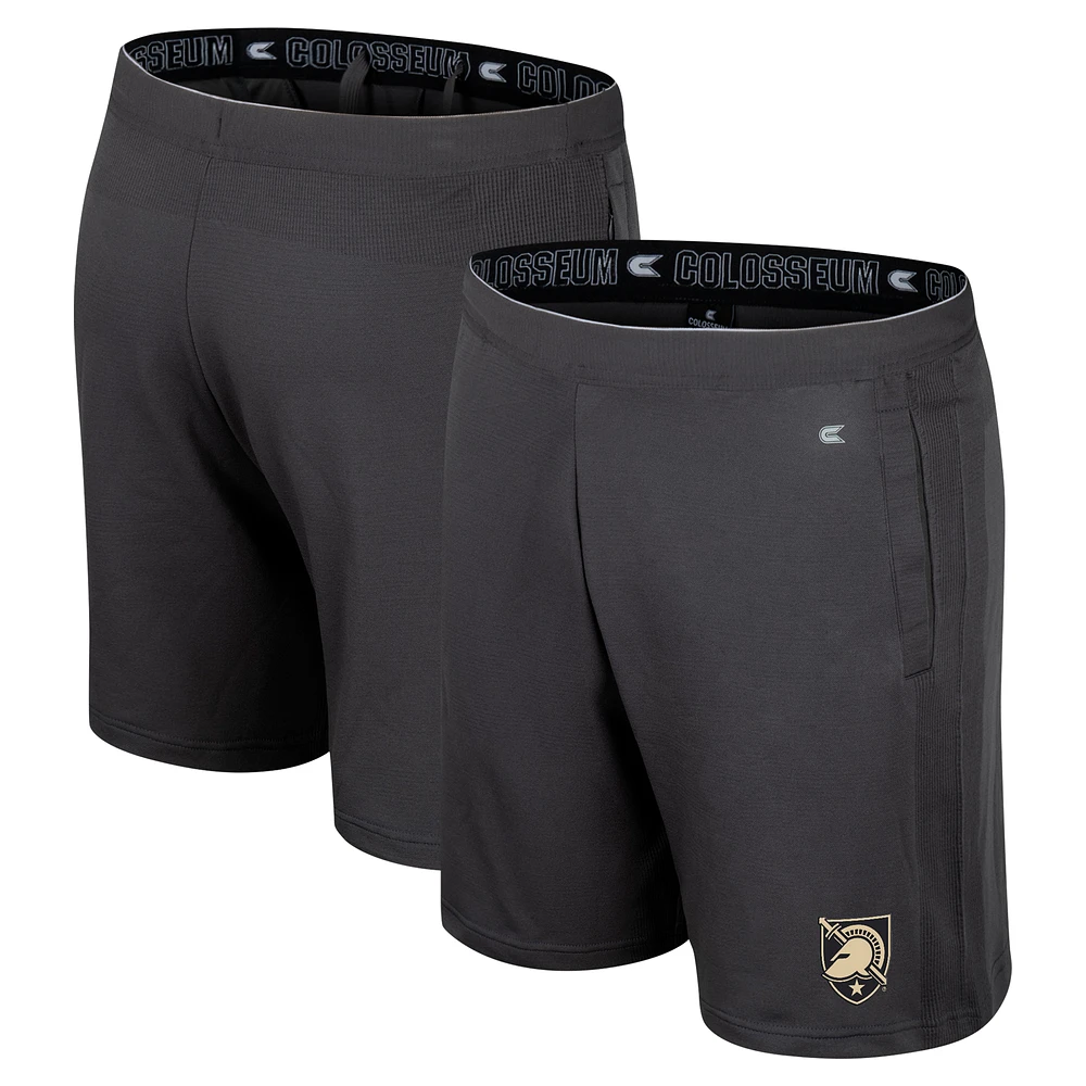 Men's Colosseum Charcoal Army Black Knights Forget Shorts