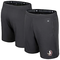 Men's Colosseum Charcoal Florida State Seminoles Forget Shorts