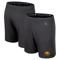 Men's Colosseum Charcoal Iowa Hawkeyes Forget Shorts