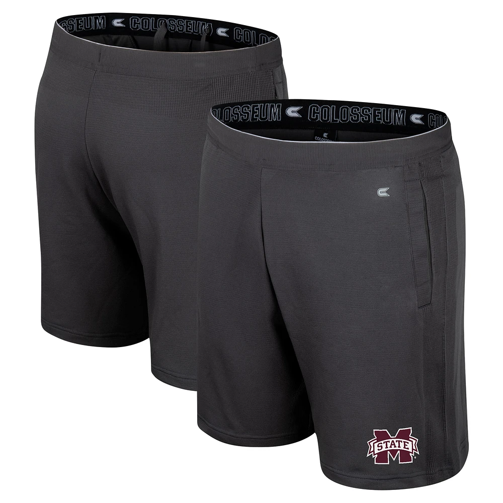 Men's Colosseum Charcoal Mississippi State Bulldogs Forget Shorts