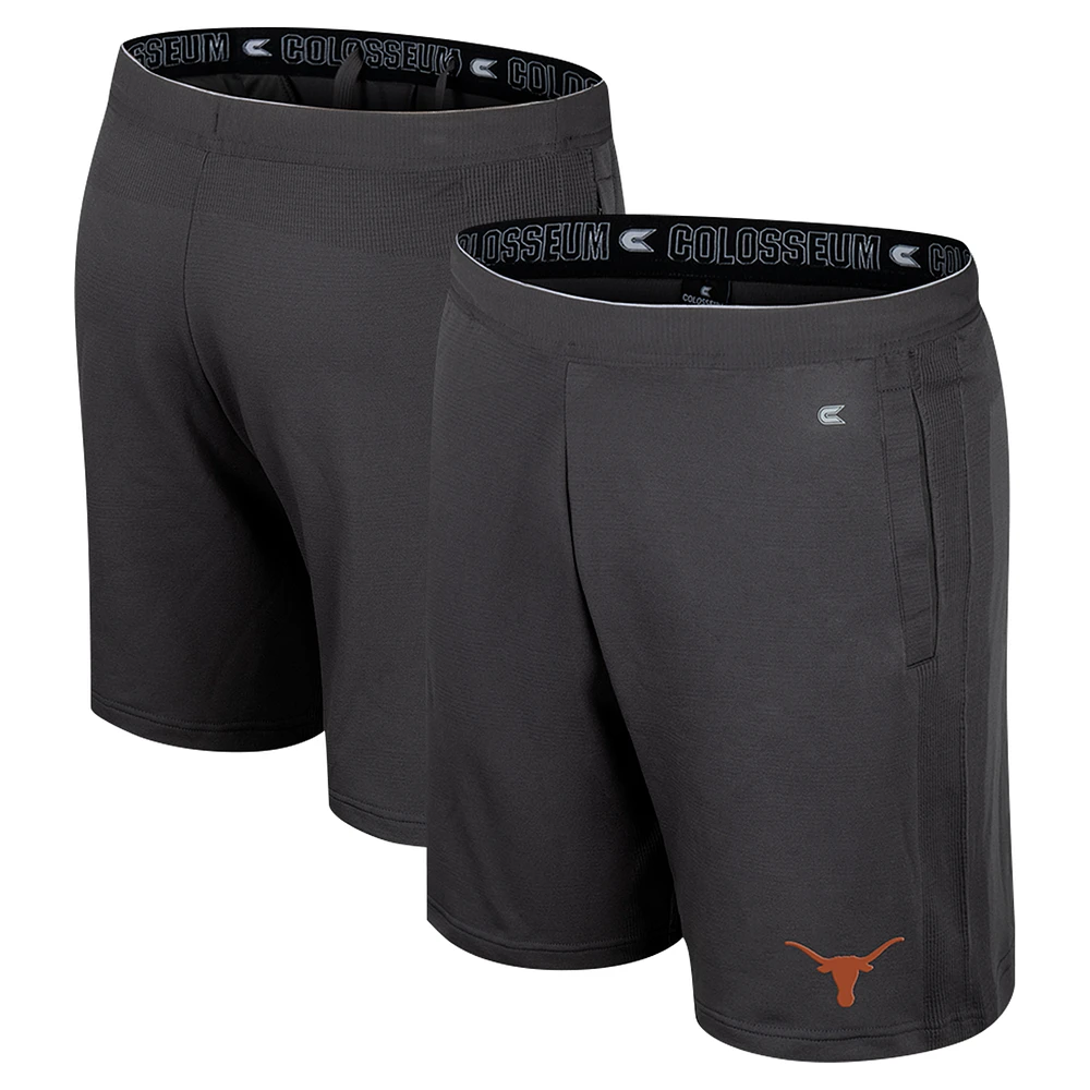 Men's Colosseum Charcoal Texas Longhorns Forget Shorts