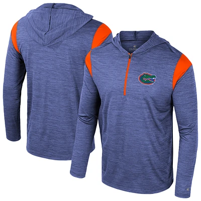 Men's Colosseum Royal Florida Gators Dozer Half-Zip Windshirt