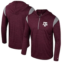 Men's Colosseum Maroon Texas A&M Aggies Dozer Half-Zip Windshirt