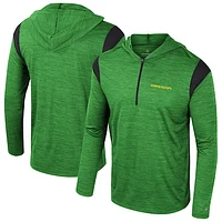 Men's Colosseum Kelly Green Oregon Ducks Dozer Half-Zip Windshirt