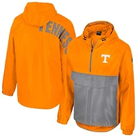 Men's Colosseum  Tennessee Orange Volunteers Reloaded Anorak Half-Zip Jacket