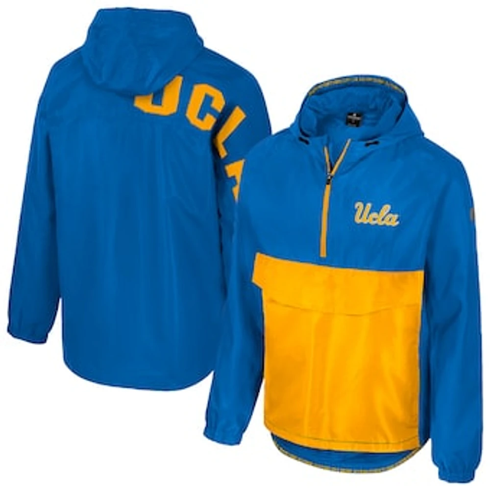 Men's Colosseum  Blue UCLA Bruins Reloaded Anorak Half-Zip Jacket