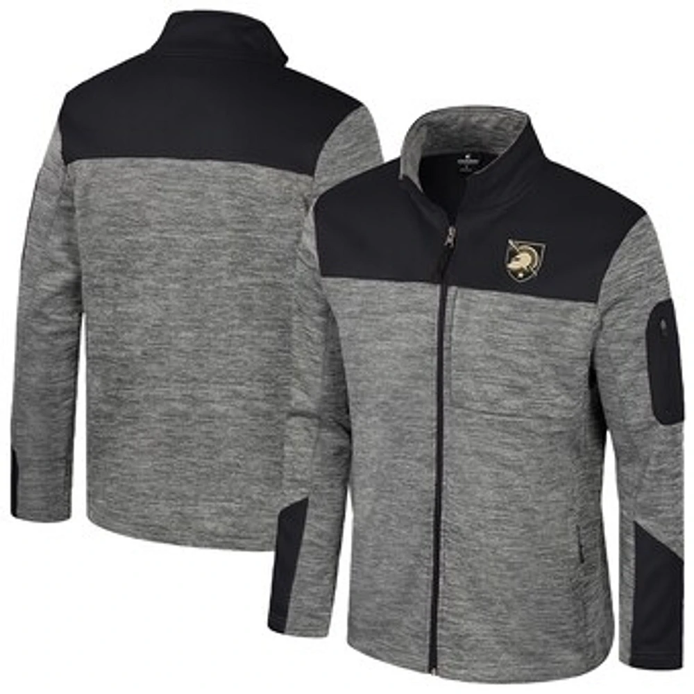 Men's Colosseum  Gray/Black Army Black Knights Guard Full-Zip Jacket