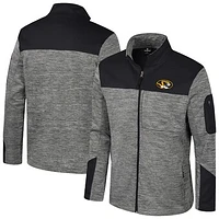 Men's Colosseum  Gray/Black Missouri Tigers Guard Full-Zip Jacket