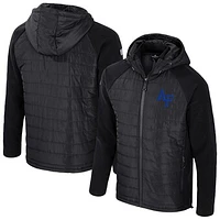 Men's Colosseum  Black Air Force Falcons Block The Sun Full-Zip Hooded Jacket